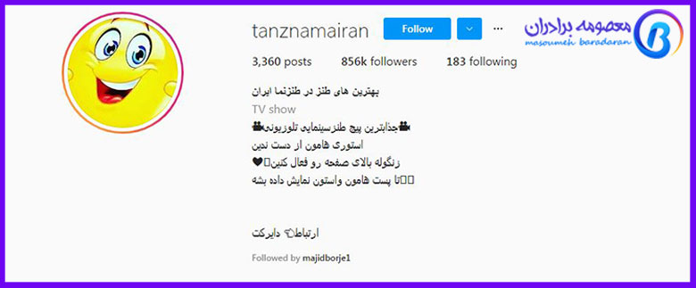 بیشترین درآمد از اینستاگرام در ایران با پیج ظنز
